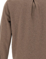 FILIPPO DE LAURENTIIS Camicia in lana e cashmere BEIGE Uomo 