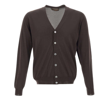 Cardigan in  lana merino CB1ML RM16R289 FILIPPO DE LAURENTIIS 