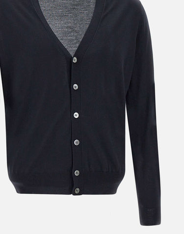 Cardigan in  lana merino CB1ML RM16R890 FILIPPO DE LAURENTIIS 