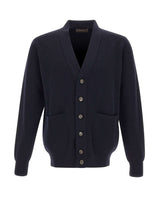 FILIPPO DE LAURENTIIS Cardigan in lana merino BLUE Uomo 