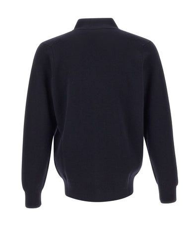 FILIPPO DE LAURENTIIS Cardigan in lana merino BLUE Uomo 