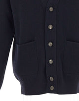 FILIPPO DE LAURENTIIS Cardigan in lana merino BLUE Uomo 