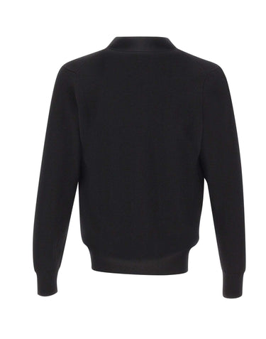 FILIPPO DE LAURENTIIS Cardigan in lana merino BLACK Uomo 