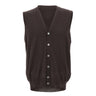 FILIPPO DE LAURENTIIS Gilet in lana merino superifne BROWN Uomo 