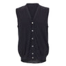 FILIPPO DE LAURENTIIS Gilet in lana merino superifne BLUE Uomo 