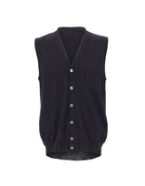 FILIPPO DE LAURENTIIS Gilet in lana merino superifne BLUE Uomo 