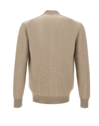 FILIPPO DE LAURENTIIS Cardigan in lana e cashmere BEIGE Uomo 