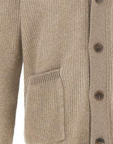 FILIPPO DE LAURENTIIS Cardigan in lana e cashmere BEIGE Uomo 