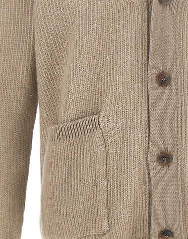 FILIPPO DE LAURENTIIS Cardigan in lana e cashmere BEIGE Uomo 