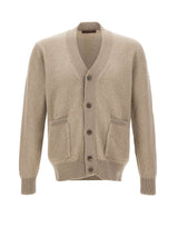 FILIPPO DE LAURENTIIS Cardigan in lana e cashmere BEIGE Uomo 