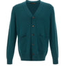 FILIPPO DE LAURENTIIS Cardigan in lana merino GREEN Uomo 