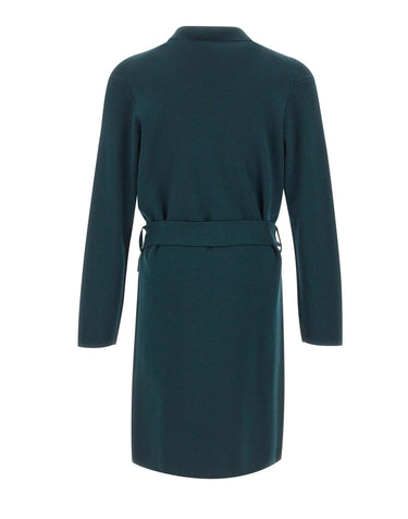 FILIPPO DE LAURENTIIS Cappotto doppiopetto in lana merino GREEN Uomo 