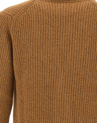 FILIPPO DE LAURENTIIS Cardigan in lana e cashmere BROWN Uomo 