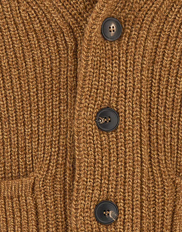 FILIPPO DE LAURENTIIS Cardigan in lana e cashmere BROWN Uomo 