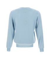 FILIPPO DE LAURENTIIS Pullover in lana merino Light Blue Uomo 