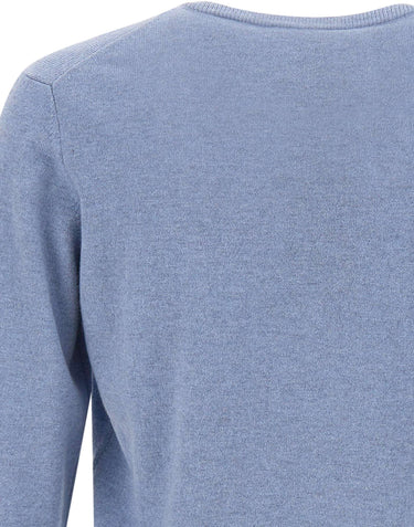 FILIPPO DE LAURENTIIS Pullover in lana e cashmere Light Blue Uomo 