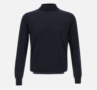 FILIPPO DE LAURENTIIS Dolcevita in lana merino BLUE Uomo 