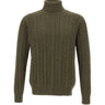 FILIPPO DE LAURENTIIS Dolcevita in cashmere a trecce GREEN Uomo 