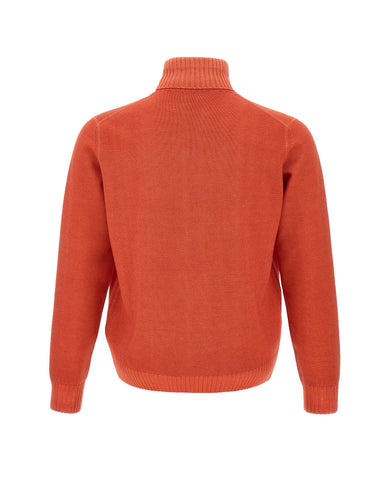 FILIPPO DE LAURENTIIS Maglia dolcevita in lana merino ORANGE Uomo 