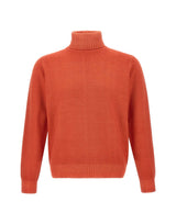 FILIPPO DE LAURENTIIS Maglia dolcevita in lana merino ORANGE Uomo 
