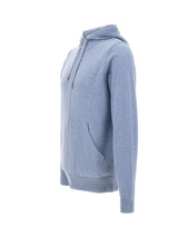 FILIPPO DE LAURENTIIS Felpa in maglia di lana e cashmere Light Blue Uomo 