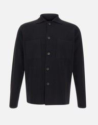 FILIPPO DE LAURENTIIS Giacca "Field jacket" in lana BLACK Uomo 