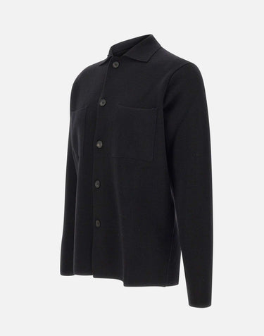 FILIPPO DE LAURENTIIS Giacca "Field jacket" in lana BLACK Uomo 