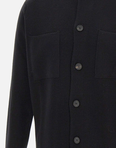 FILIPPO DE LAURENTIIS Giacca "Field jacket" in lana BLACK Uomo 