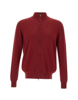 FILIPPO DE LAURENTIIS Cardigan in cashmere e seta RED Uomo 