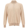 FILIPPO DE LAURENTIIS Cardigan con zip in lana e cashmere BEIGE Uomo 