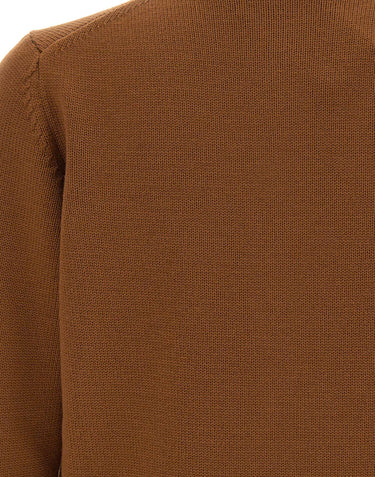 FILIPPO DE LAURENTIIS Cardigan con zip BROWN Uomo 