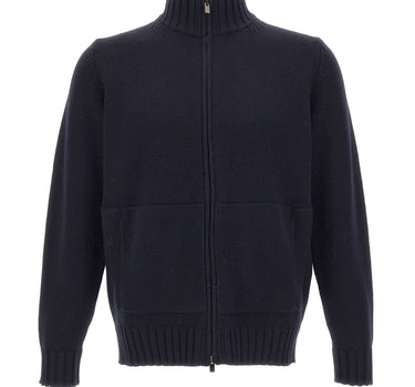 FILIPPO DE LAURENTIIS Cardigan con zip BLUE Uomo 