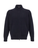 FILIPPO DE LAURENTIIS Cardigan con zip BLUE Uomo 