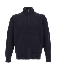FILIPPO DE LAURENTIIS Cardigan con zip BLUE Uomo 