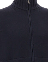 FILIPPO DE LAURENTIIS Cardigan con zip BLUE Uomo 