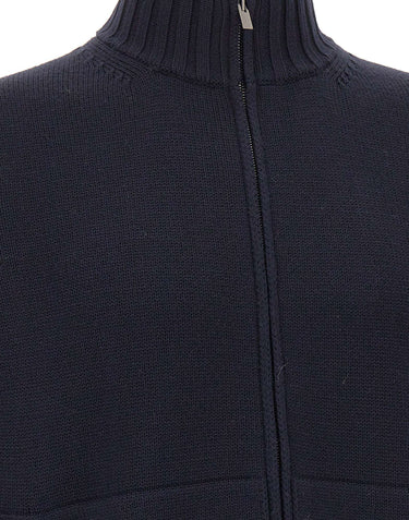 FILIPPO DE LAURENTIIS Cardigan con zip BLUE Uomo 