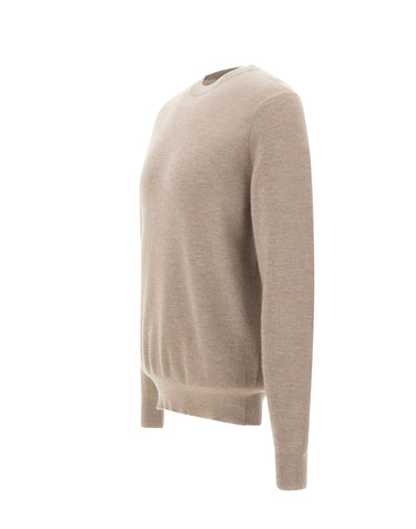 FILIPPO DE LAURENTIIS Maglia in cashmere e seta BEIGE Uomo 