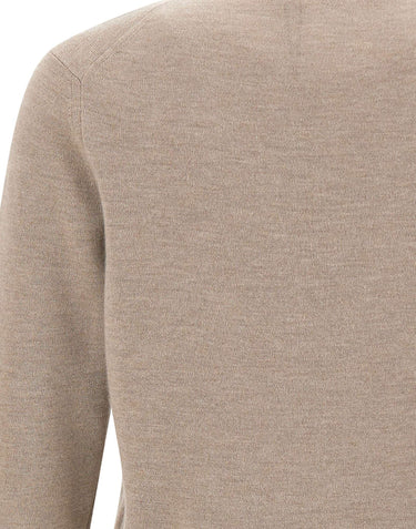 FILIPPO DE LAURENTIIS Maglia in cashmere e seta BEIGE Uomo 