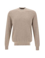 FILIPPO DE LAURENTIIS Maglia in cashmere e seta BEIGE Uomo 