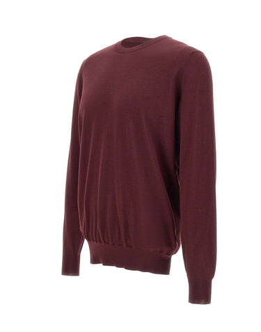 FILIPPO DE LAURENTIIS Maglia in lana, seta e cashmere RED Uomo 