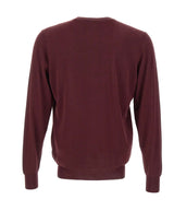 FILIPPO DE LAURENTIIS Maglia in lana, seta e cashmere RED Uomo 