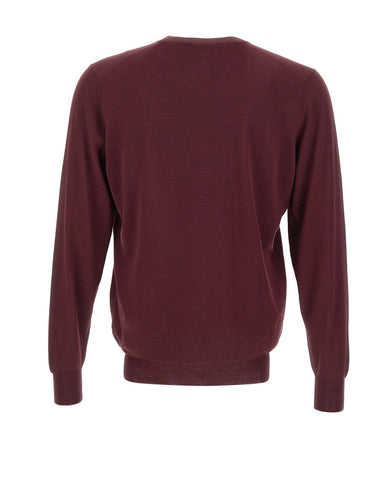 FILIPPO DE LAURENTIIS Maglia in lana, seta e cashmere RED Uomo 