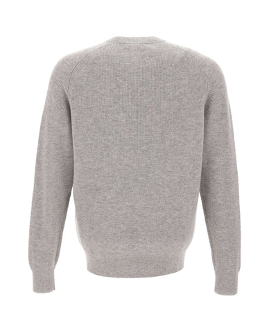 FILIPPO DE LAURENTIIS Maglia in lana e cashmere GREY Uomo 