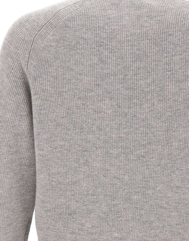FILIPPO DE LAURENTIIS Maglia in lana e cashmere GREY Uomo 