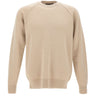 FILIPPO DE LAURENTIIS Maglia in lana merino extrafine BEIGE Uomo 