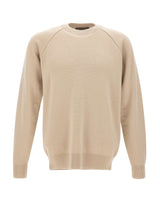 FILIPPO DE LAURENTIIS Maglia in lana merino extrafine BEIGE Uomo 