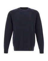 FILIPPO DE LAURENTIIS Maglia in lana merino extrafine BLUE Uomo 
