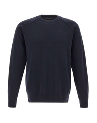 FILIPPO DE LAURENTIIS Maglia in lana merino extrafine BLUE Uomo 