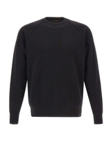 FILIPPO DE LAURENTIIS Maglia in lana merino extrafine BLACK Uomo 