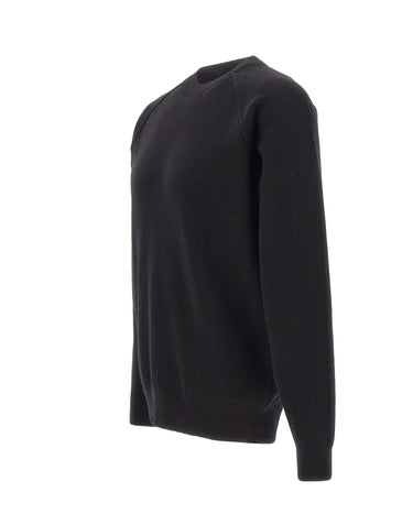 FILIPPO DE LAURENTIIS Maglia in lana merino extrafine BLACK Uomo 